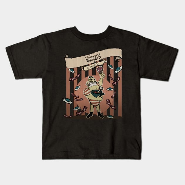 Don't Starve-Wolfgang Kids T-Shirt by Visual_Discord